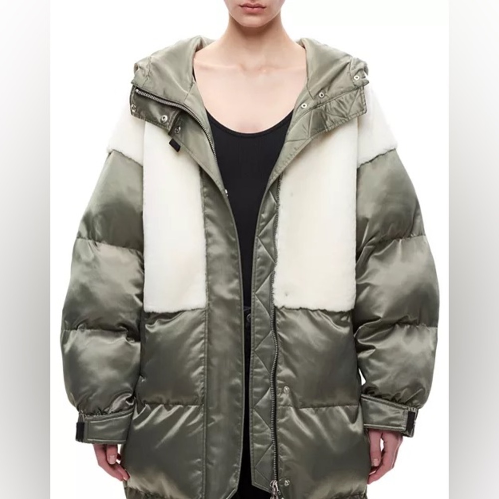 Shoreditch Ski Club Marlowe Shearling Parka Size S - Picture 4 of 4